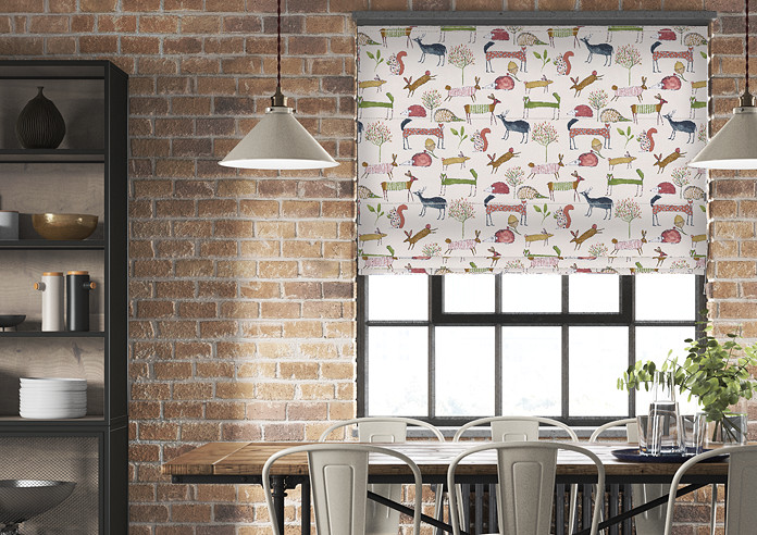 Oh My Deer, Berry - Roman Blind - Image 3